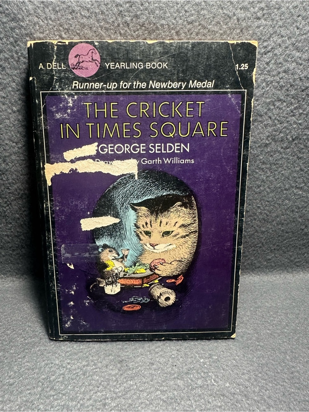 The Cricket in Times Square by George Selden - Purple Cover